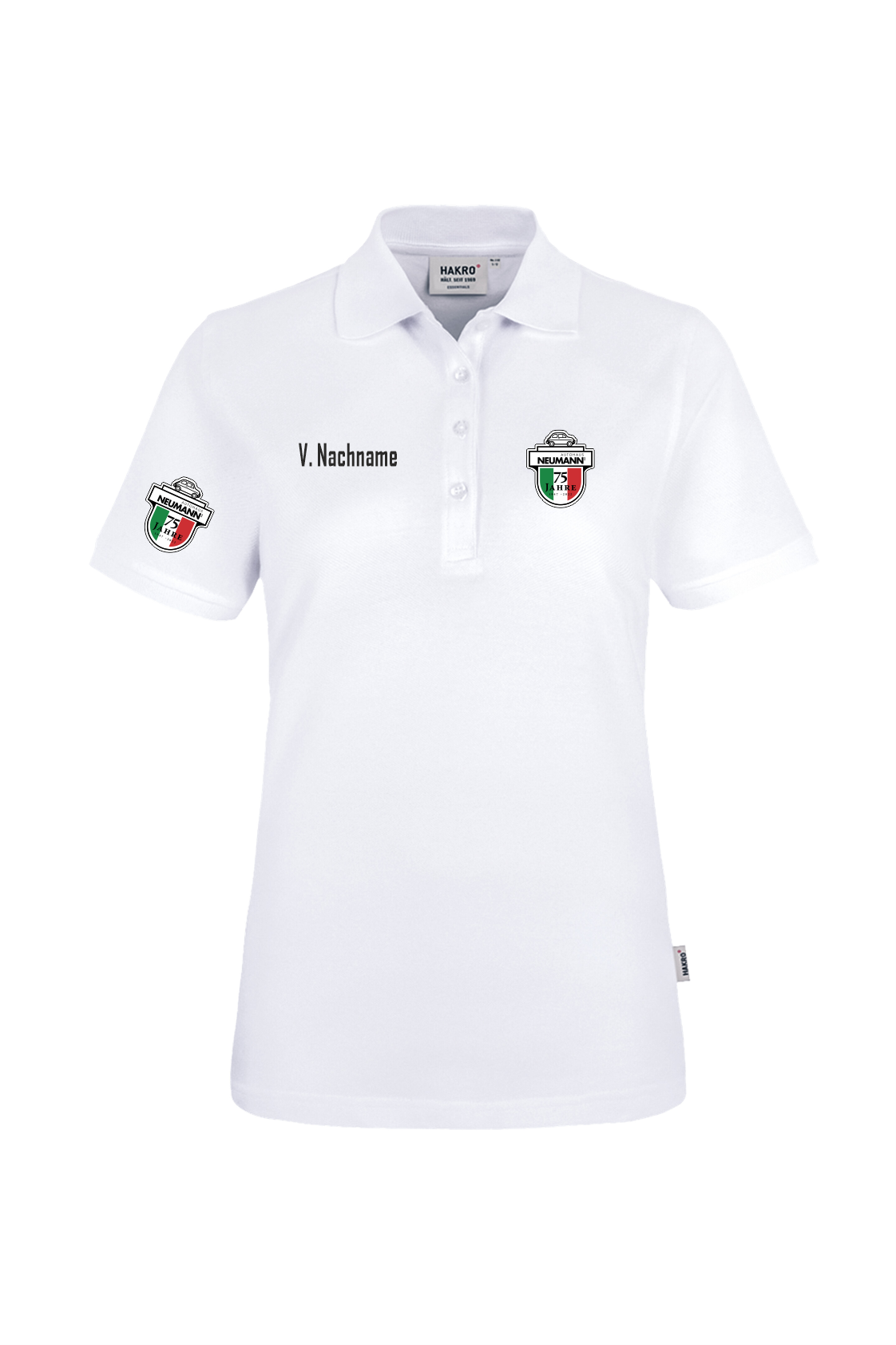 Hakro Polo Shirt Frauen weiß