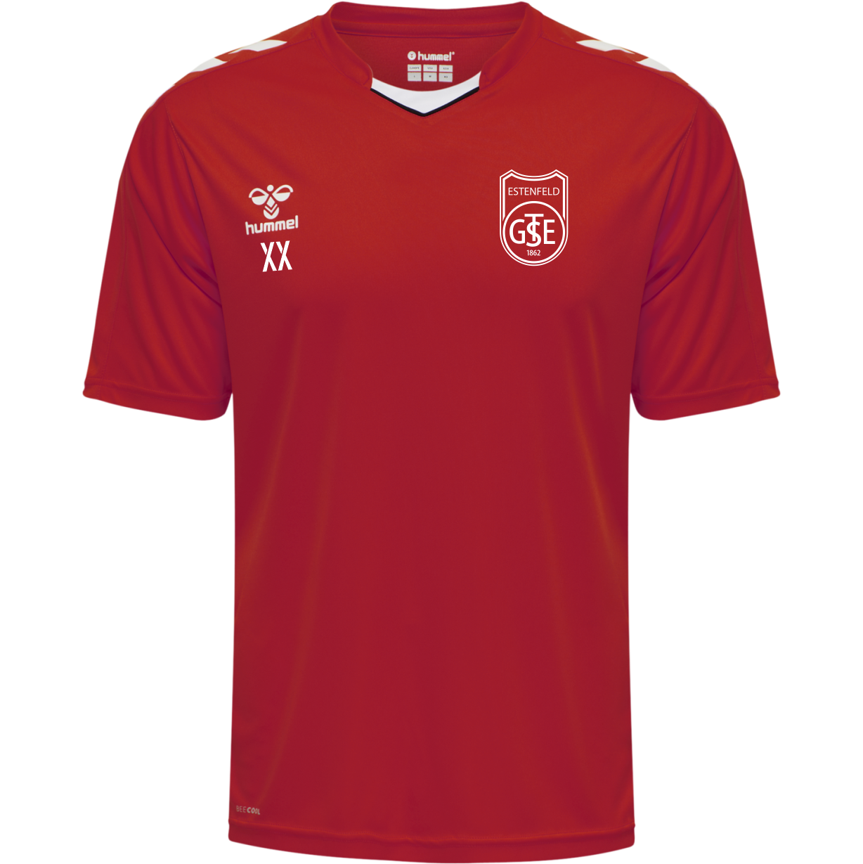 HMLCORE XK POLY JERSEY S/S rot