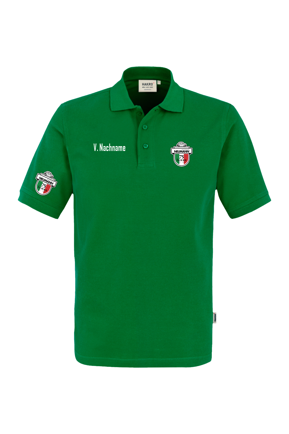 Hakro Polo Shirt Männer grün