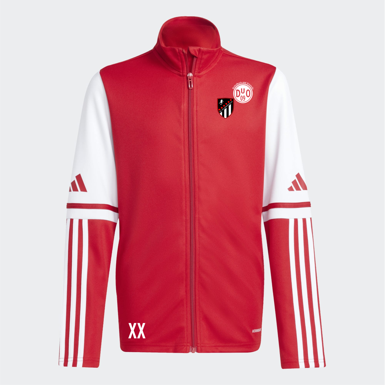 SQ25 TR JKT TEAM POWER RED 2/ WHITE Kinder