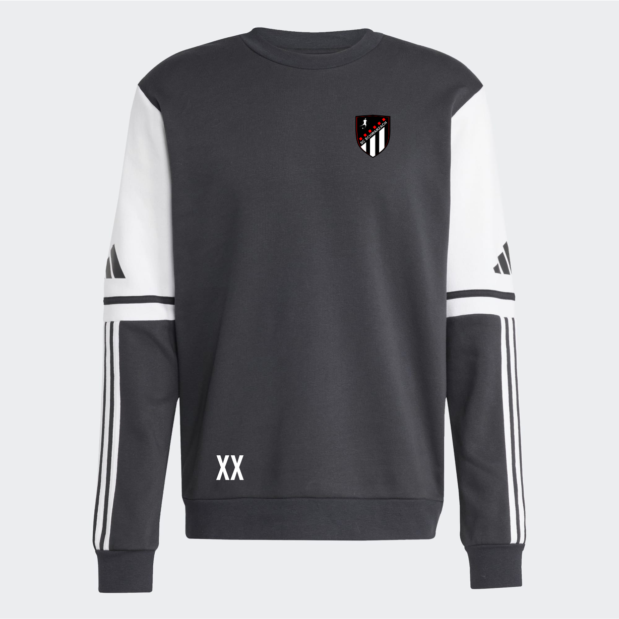 SQ25 SW CREW BLACK/WHITE