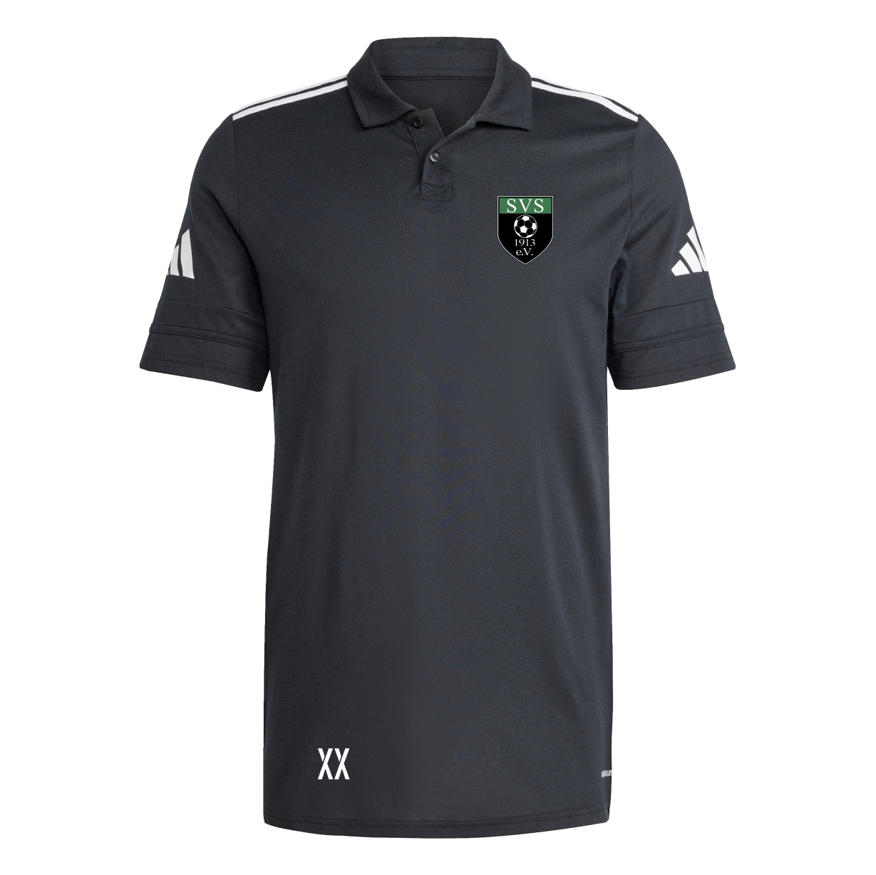 Squadra 25 Cotton Polo schwarz