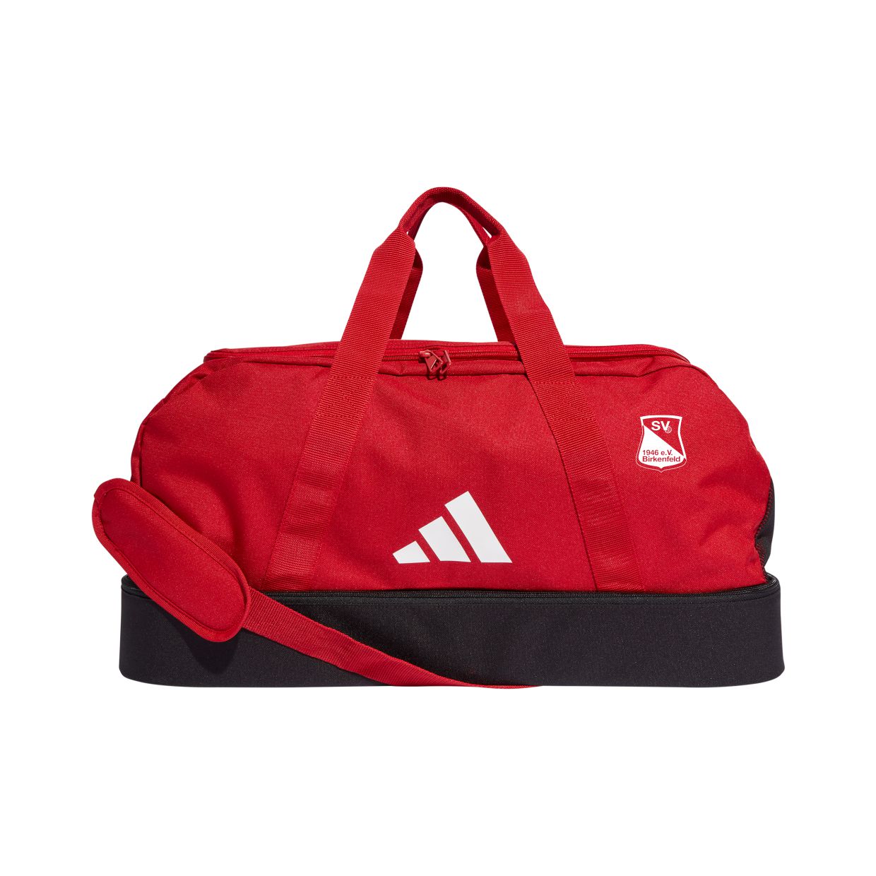 Adidas Tiro Duffel Bag M mit Bodenfach rot