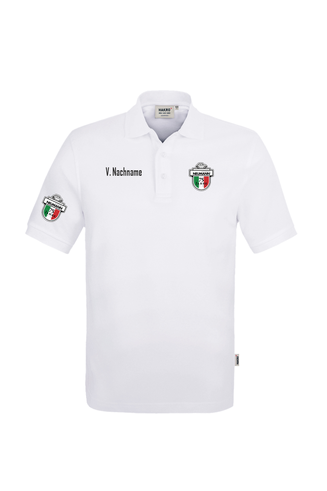 Hakro Polo Shirt Männer weiß