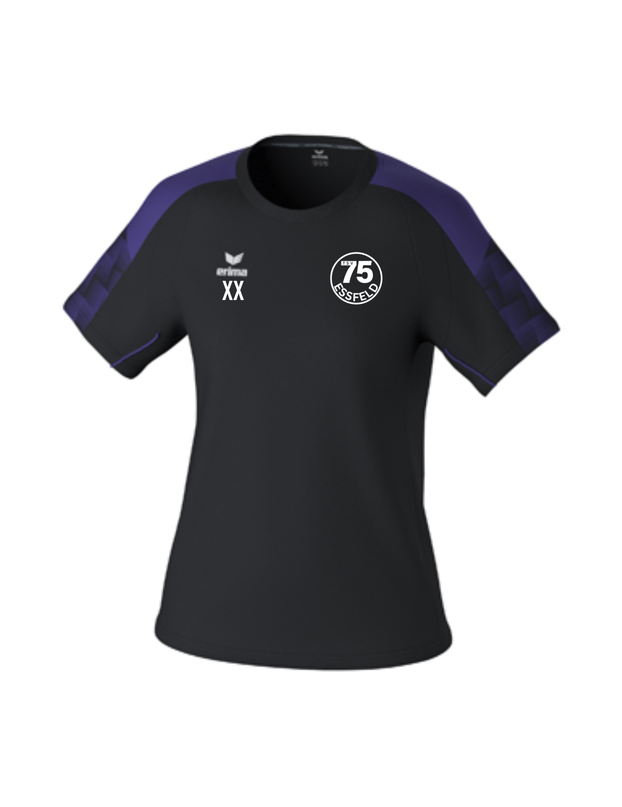 EVO STAR T-SHIRT Damen schwarz/lila